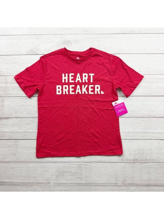 Way To Celebrate Other - Way to Celebrate Valentines Day Heart Breaker Graphic T-Shirt Red NWT L 10-12